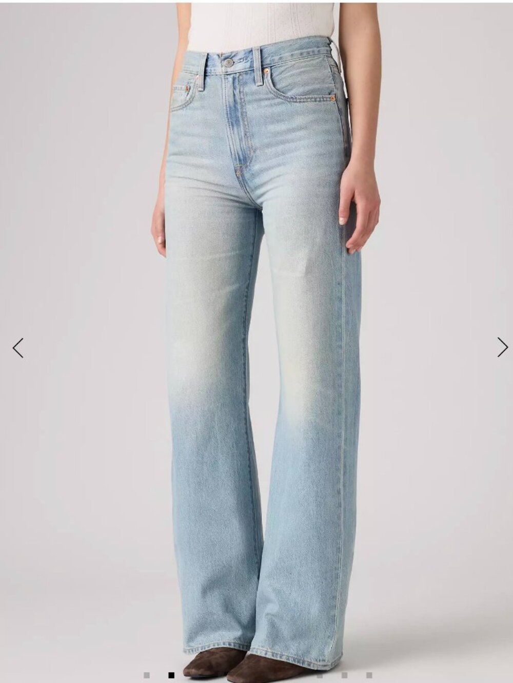New Levi's Ribcage Jeans size 25 x 30 - Picture 2 of 5